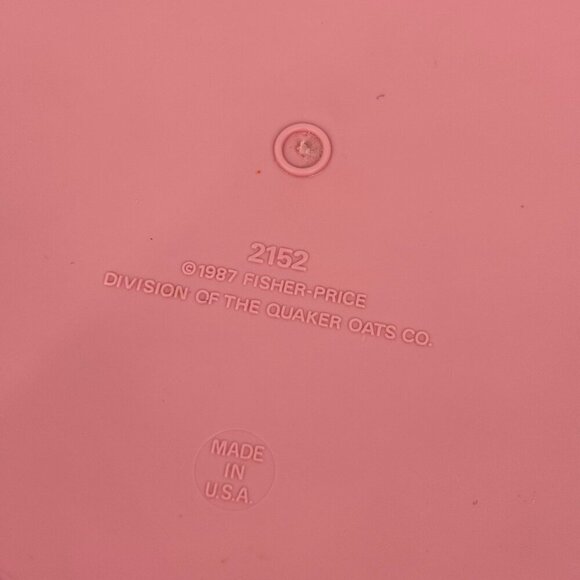 Fisher Price Baking Duncan Hines Cake Plate Bowl Spoon Spatula Vintage 1987-1988 - Picture 8 of 12